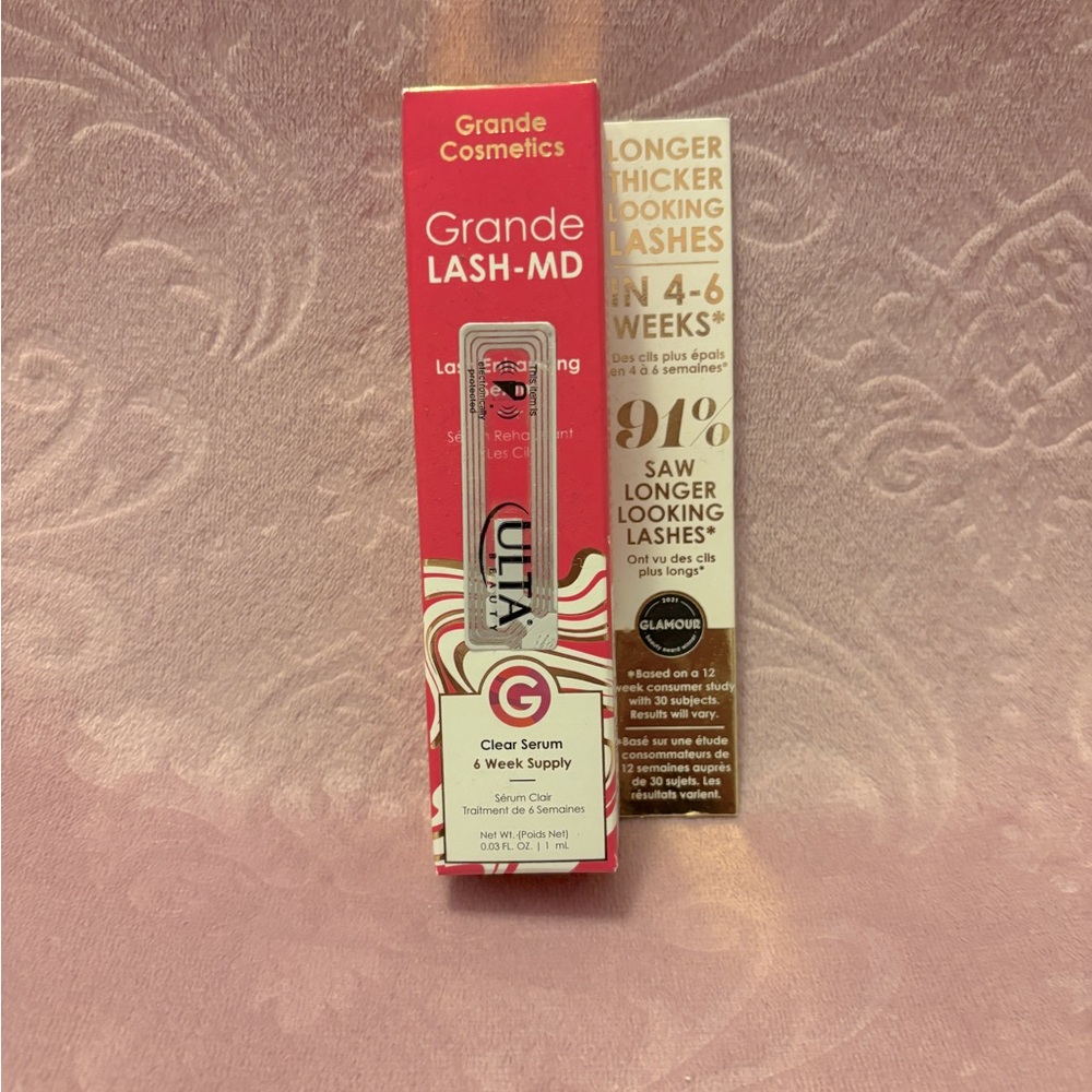 Grande Cosmetics Travel Size Clear 6 Week Supply NWT